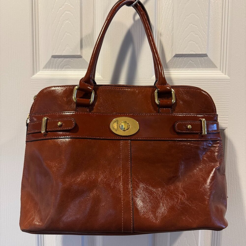 Giani Bernini Brown Medium Satchel Bag
